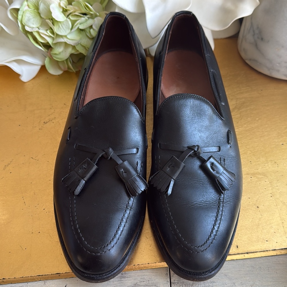 Allen Edmonds Grayson Tassel Loafer in Black Leather